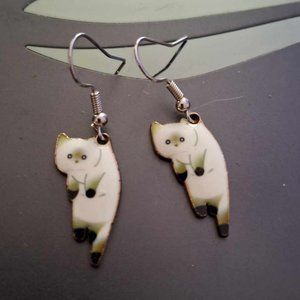 Handmade Cat Earrings